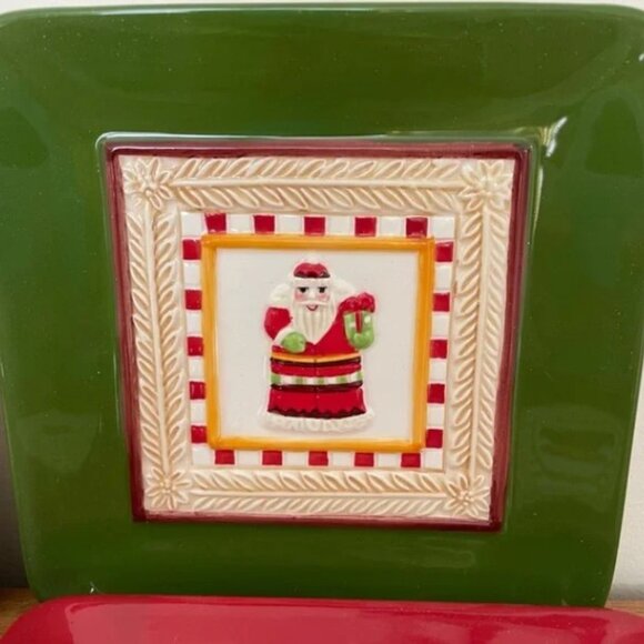 Fitz & Floyd Set of 4 Snack Plates - Picture 3 of 9